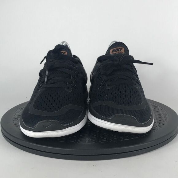 Nike Flex 2017 Black Athletic Running Shoes 898476-008 Women’s Size 8 - Picture 2 of 10